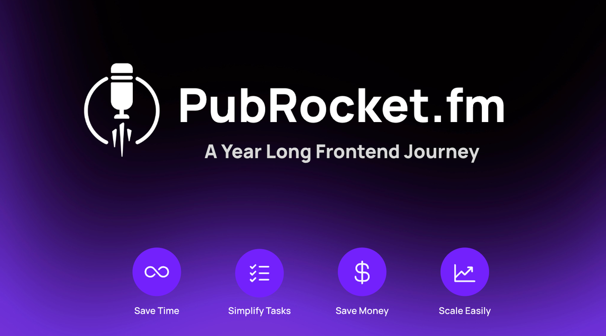 PubRocket.fm - A year long frontend journey